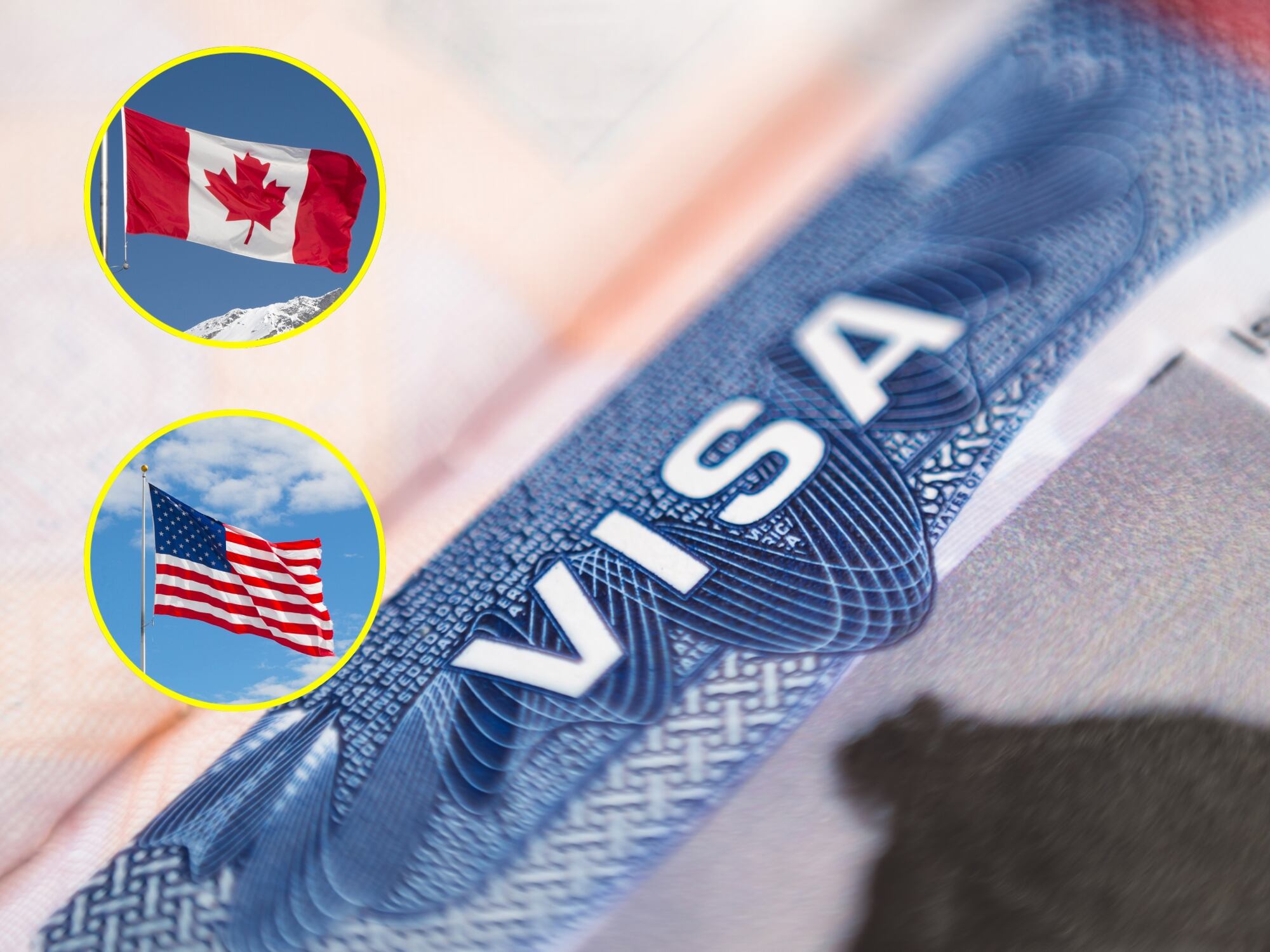 Visa para Canadá y Estados Unidos, imagen de referencia. Foto: Getty Images