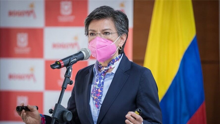 Alcaldesa de Bogotá, Claudia López. Foto: Colprensa-Alcaldía Mayor de Bogotá