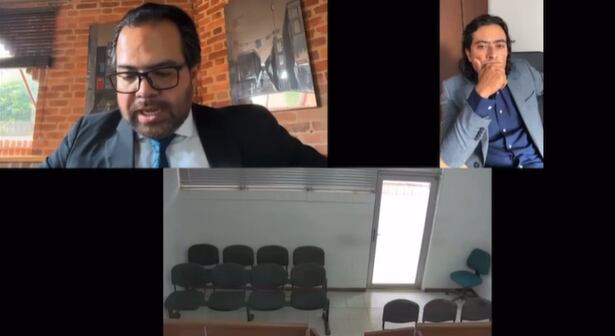 Audiencia de Nicolás Petro. Foto: Captura de pantalla