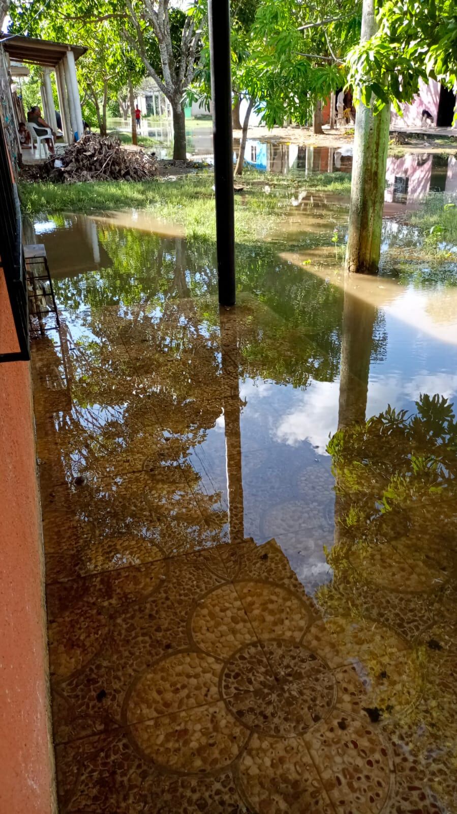 Inundaciones en San Cristóbal, municipio de Bolívar