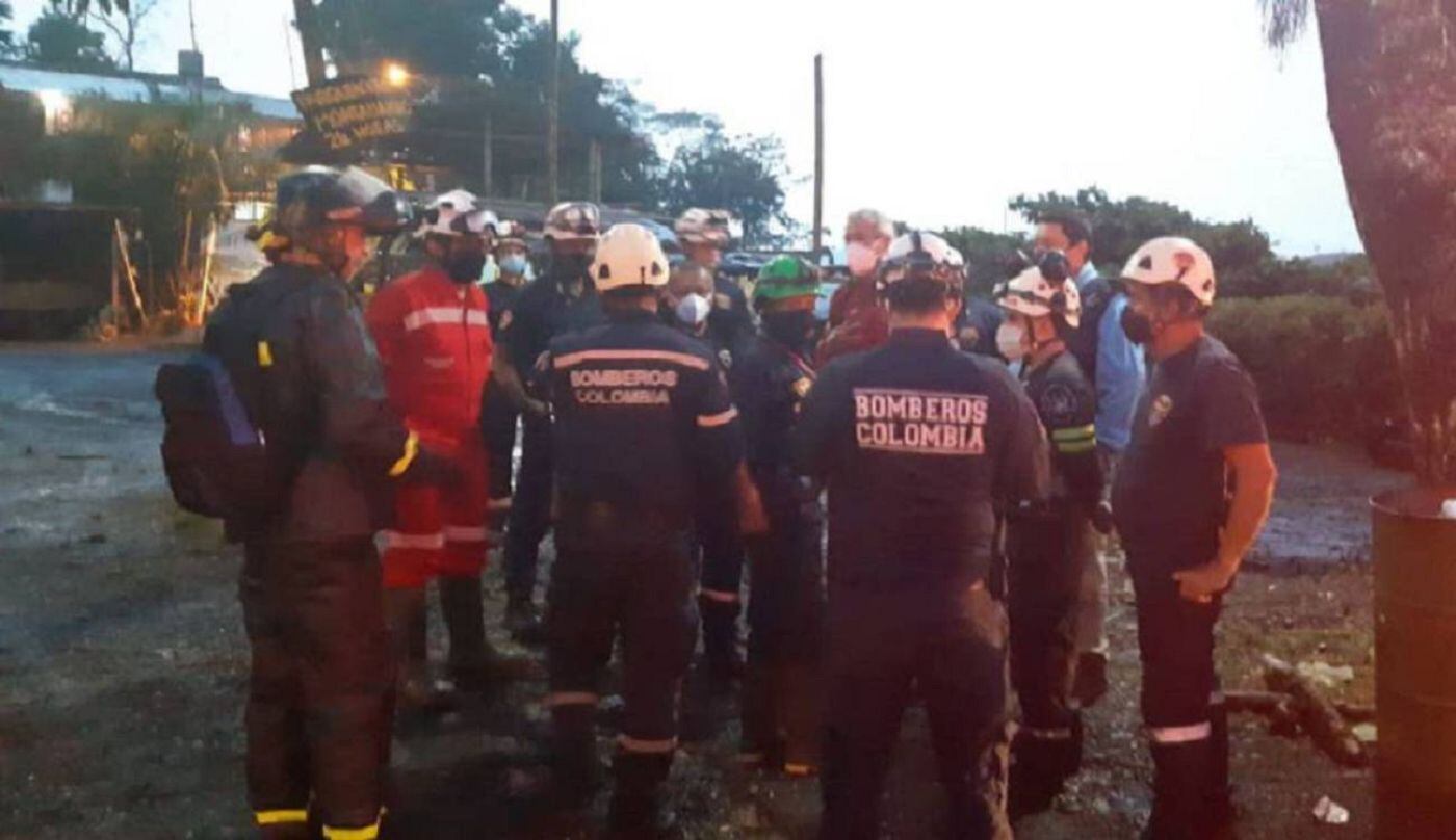 Emergencia en Neira, Caldas. Crédito: Bomberos de Neira, Caldas.