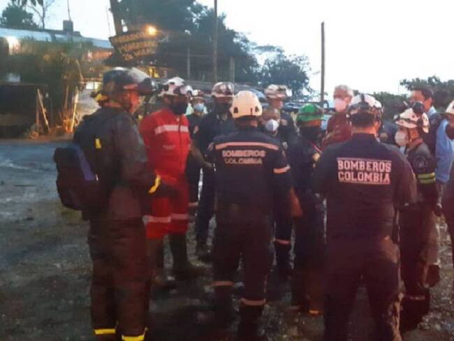 Emergencia en Neira, Caldas. Crédito: Bomberos de Neira, Caldas.