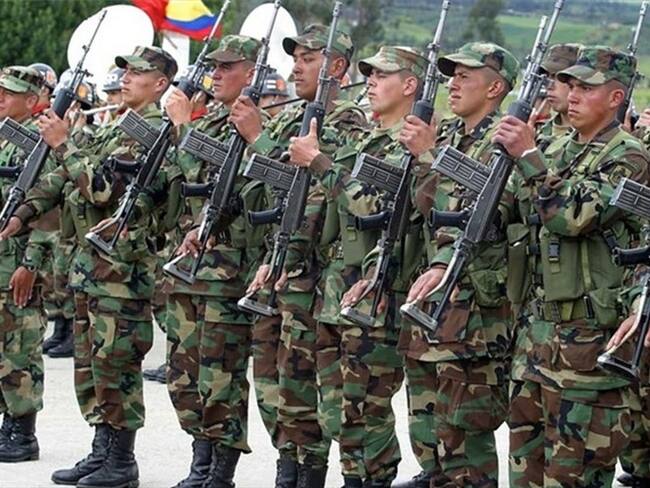 Ejército advierte de engaños con nueva ley de reclutamiento. Foto: Colprensa