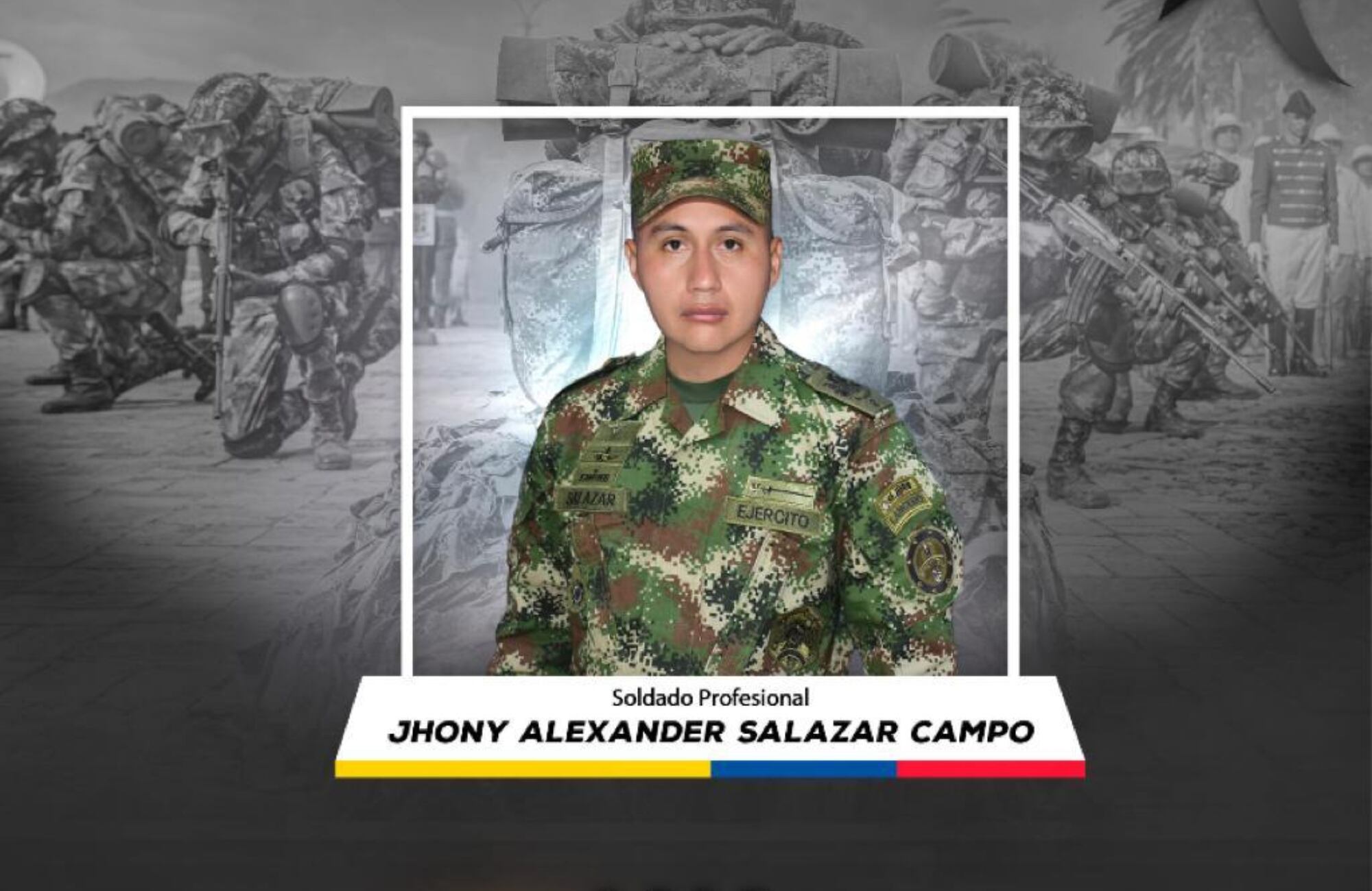 Soldado del Ejército. Foto: Ejército Nacional