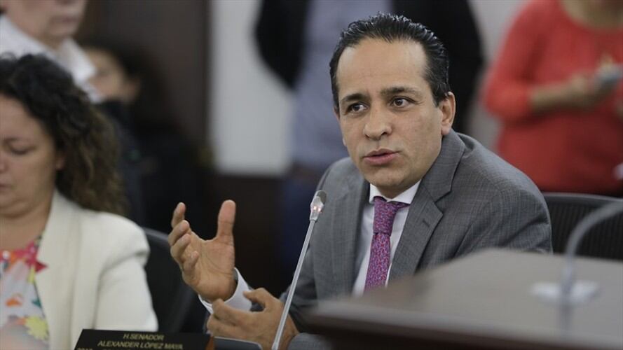 Alexander López se queda en el Senado. Foto: Colprensa