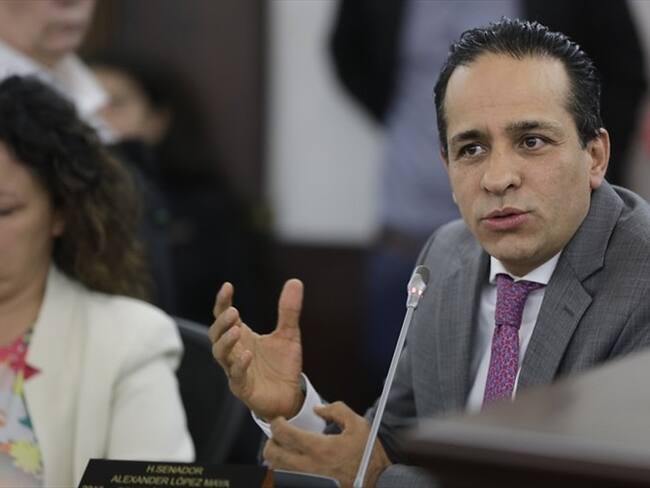 Alexander López se queda en el Senado. Foto: Colprensa