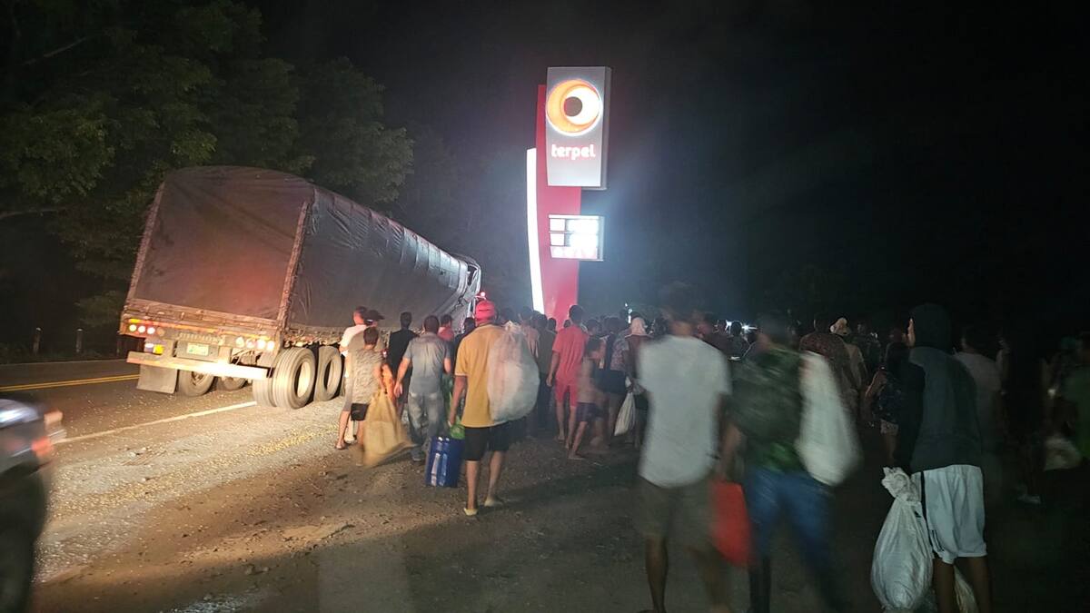 Frustran intento de saqueo a tracto mula que transportaba maíz en Norte de Santander