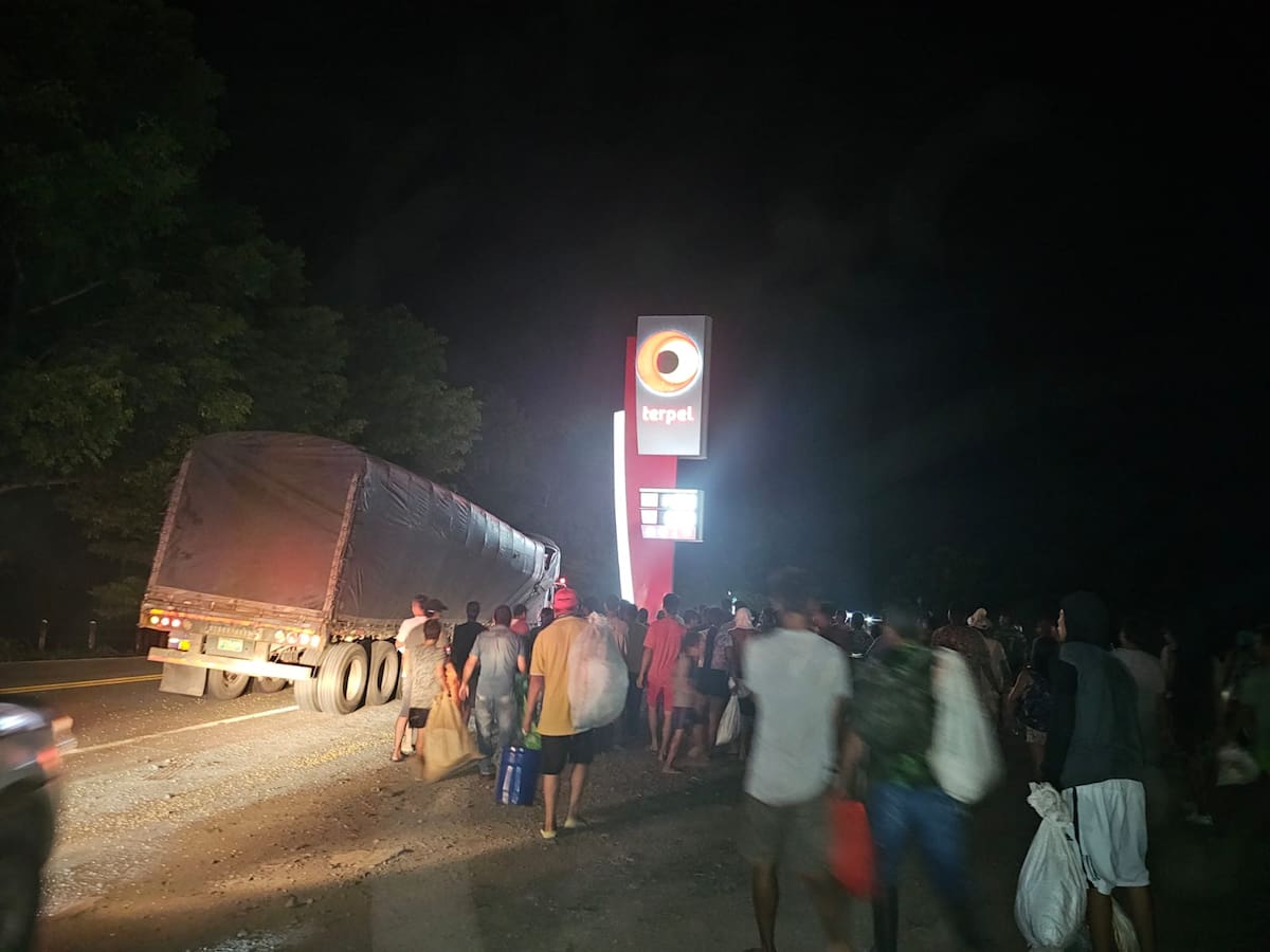 Frustran intento de saqueo a tracto mula que transportaba maíz en Norte de Santander