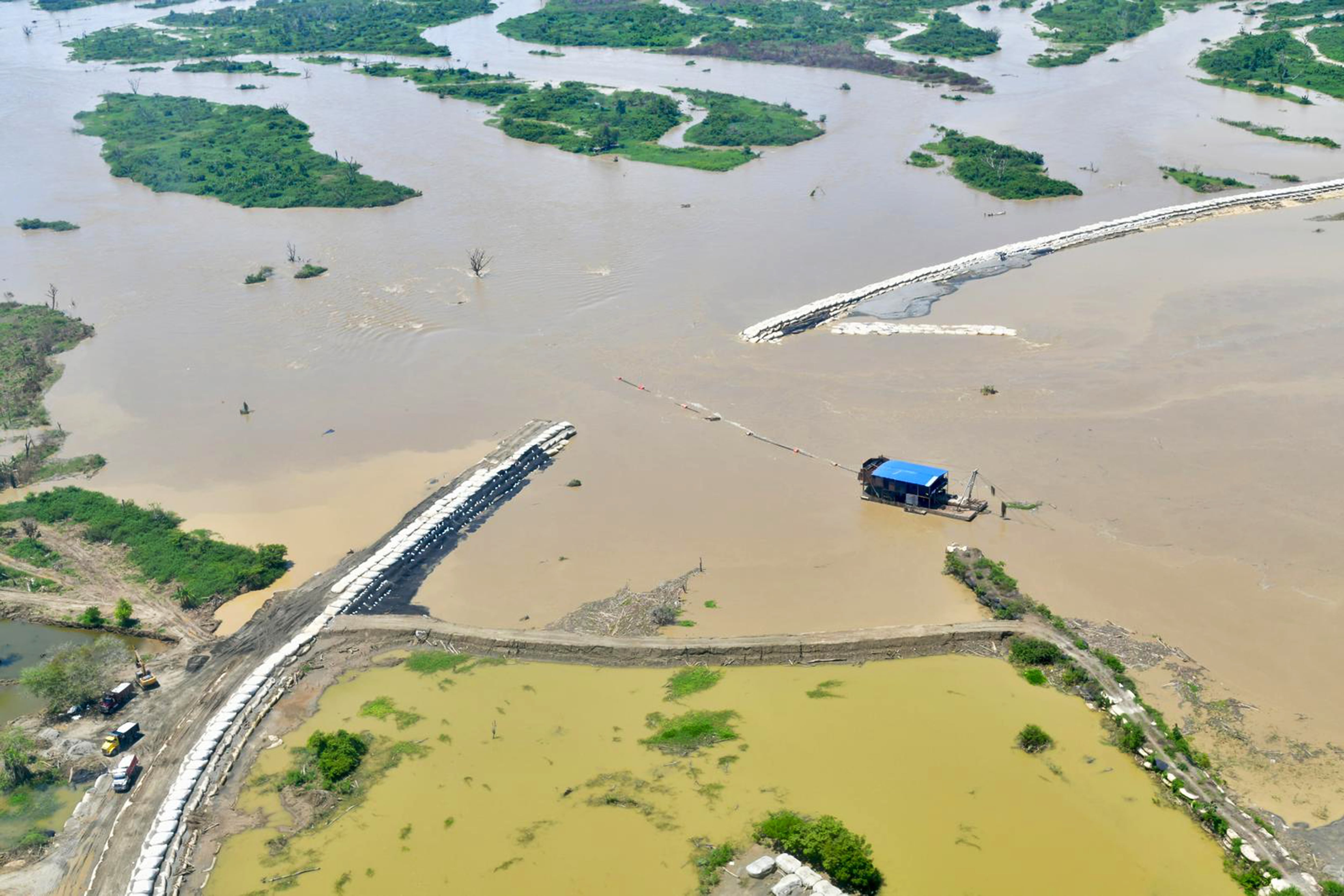 Inundación de La Mojana. EFE / Unidad Nacional para la Gestión del Riesgo de Desastres