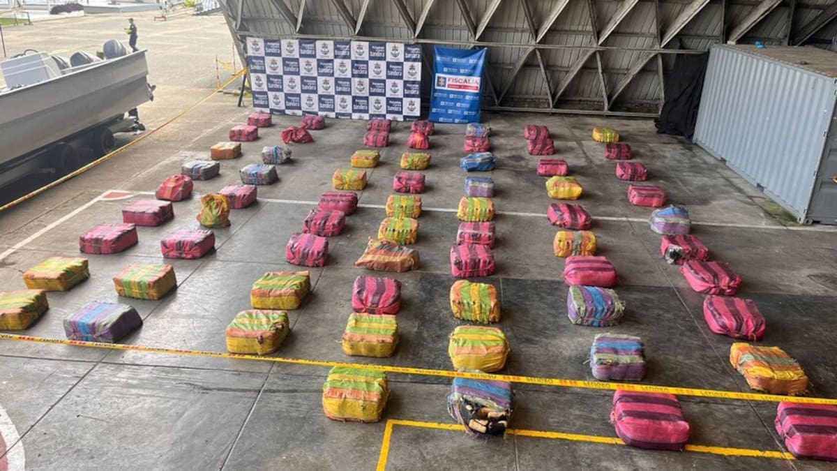 La Armada incautó más de tres toneladas de estupefacientes en el Pacífico