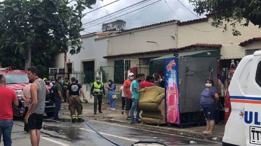 Denuncian torturas en centros de rehabilitación para jóvenes en Bucaramanga. Foto: Cortesía: bomberos Bucaramanga