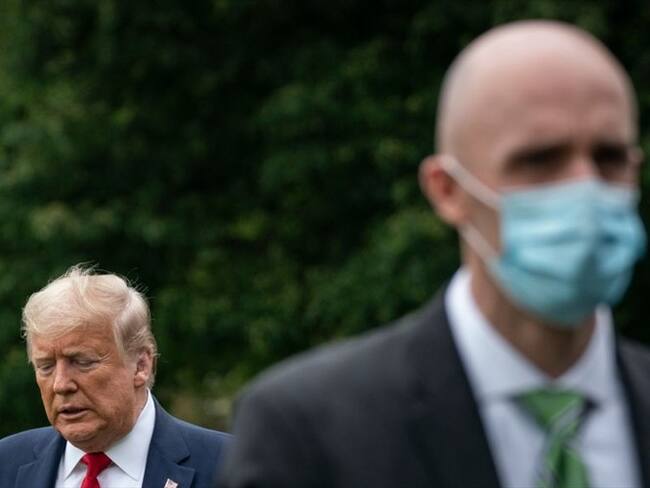 Me veo mejor con máscara: Donald Trump. Foto: Getty Images