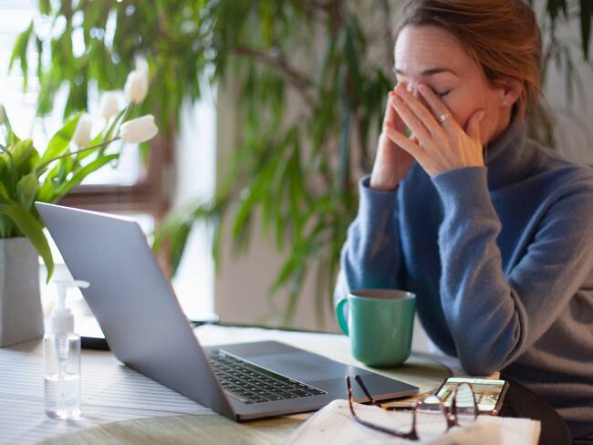 Imagen de referencia de una persona abrumada. Foto: Getty Images
