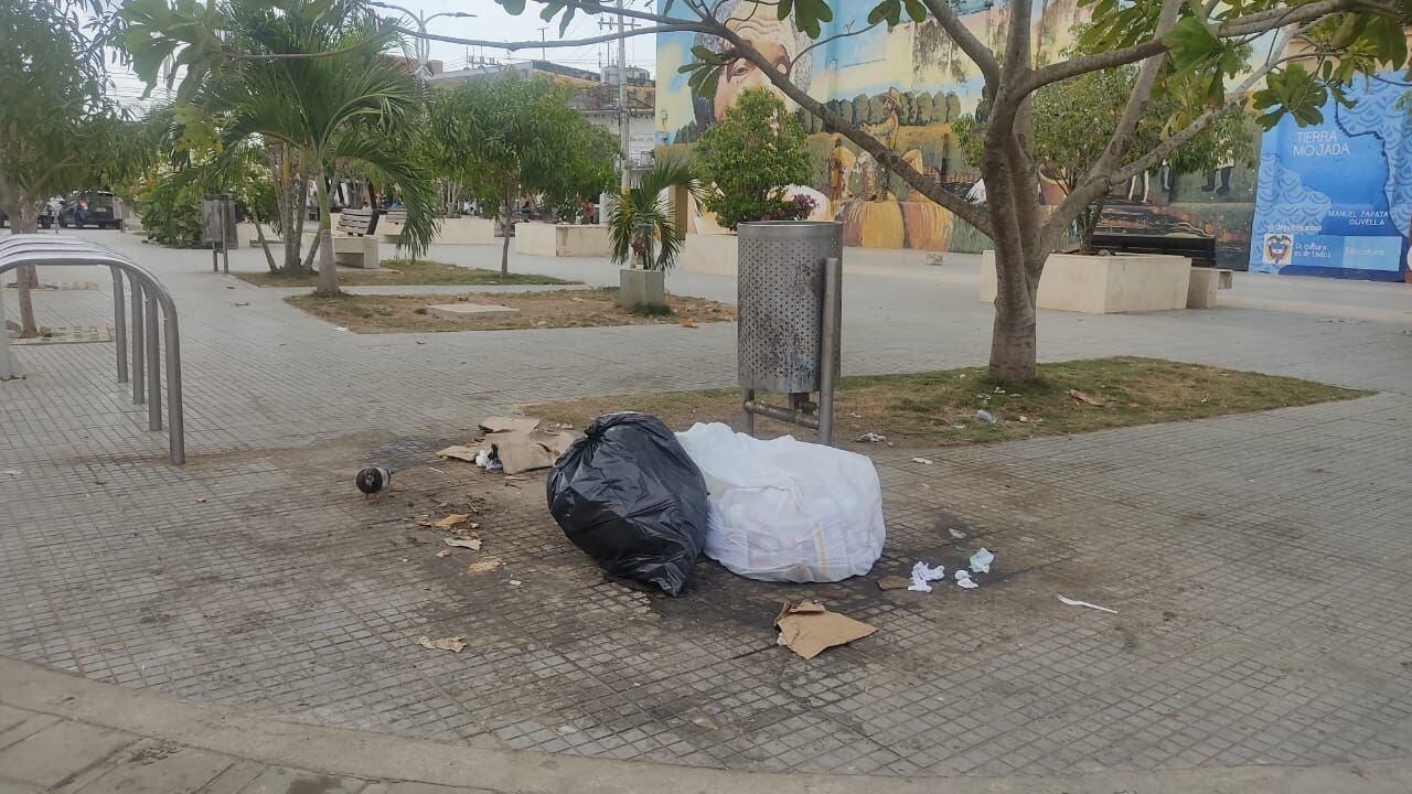 Basuras en el municipio de Lorica, Córdoba. Foto: prensa Alcaldía de Lorica. 