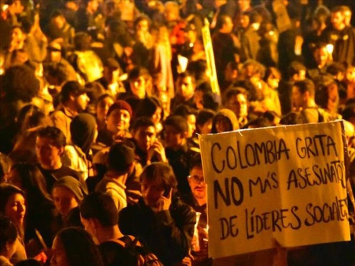 CIDH recibe denuncias sobre impunidad en asesinato de líderes sociales en Colombia