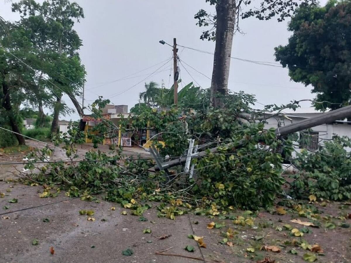 Fuertes lluvias afectaron la infraestructura eléctrica de 9 municipios de Córdoba
