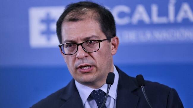 El fiscal general de la Nación Francisco Barbosa dio positivo para COVID-19. Foto: Colprensa