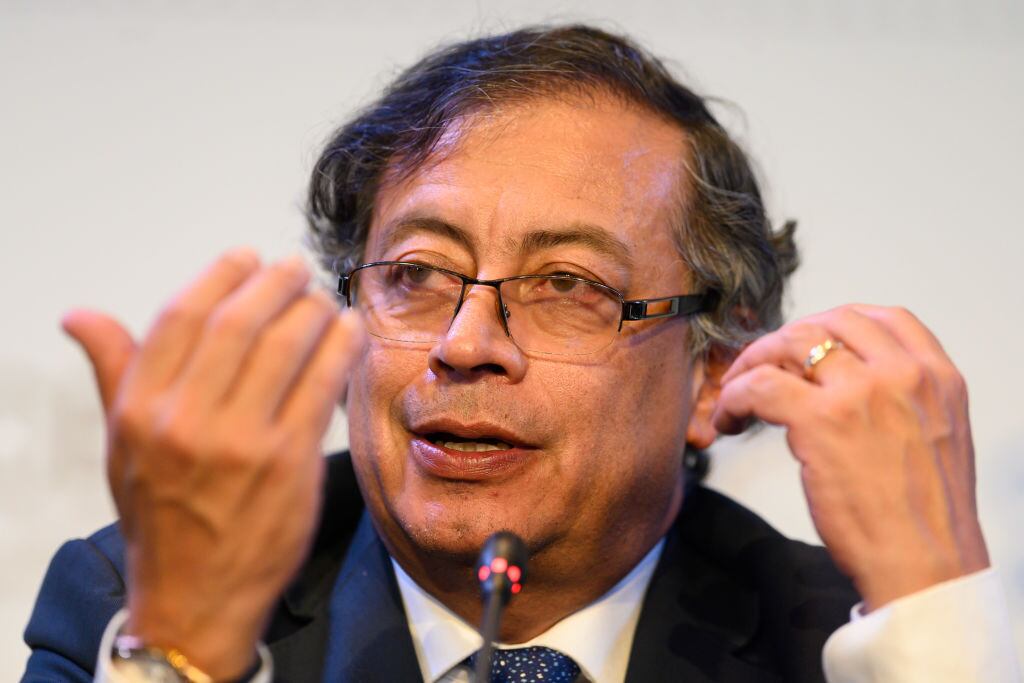 Gustavo Petro . (Photo by Manuel Cortina/SOPA Images/LightRocket via Getty Images)
