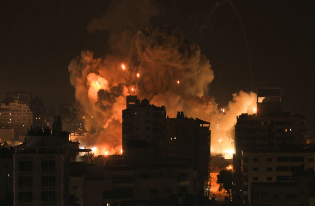 Bombardeos en Israel. Foto: Getty Images.
