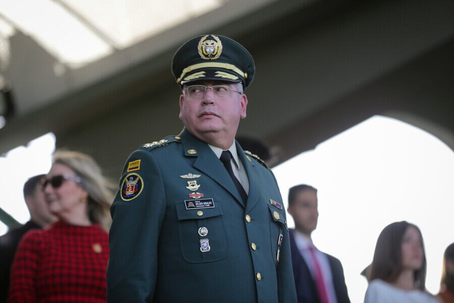 General Helder Giraldo, comandante de las Fuerzas Militares. Foto: (Colprensa-Mariano Vimos)