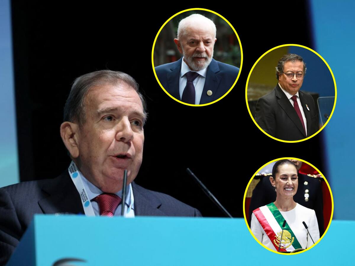 Expresidentes piden a Lula, Petro y Sheinbaum reconocer a González Urrutia como presidente