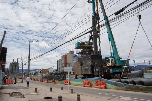 La Alcaldía reporta que la construcción del Metro de Bogotá tenía un avance general del 62,16 % hasta agosto de 2025. | Foto: Getty Images