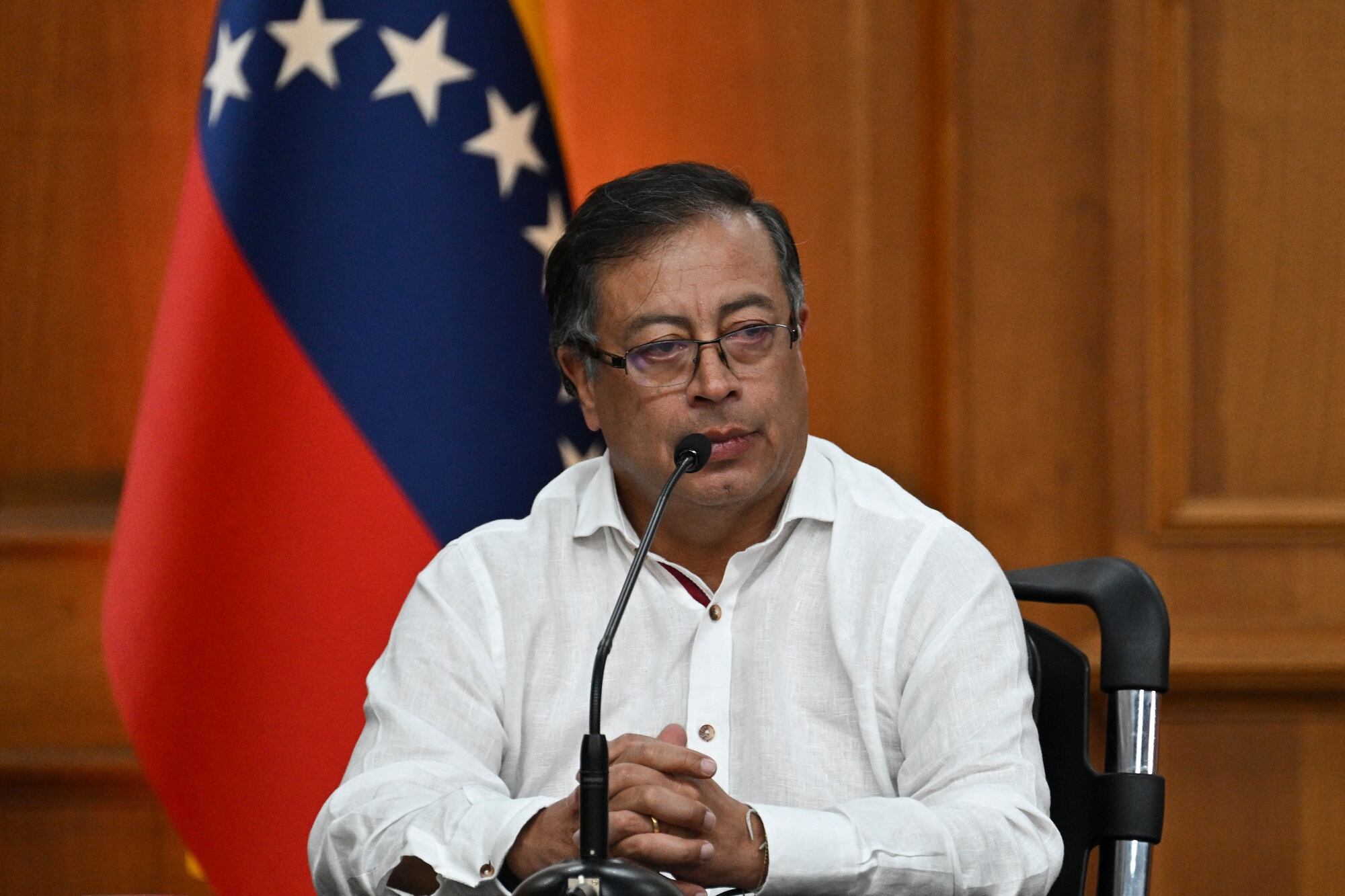 Gustavo Petro. (Photo by FEDERICO PARRA/AFP via Getty Images)