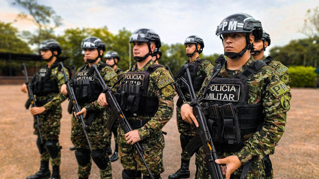 Alcaldía de Bucaramanga anunció la llegada de dos pelotones de Policía Militar a la ciudad. Foto: Suministrada. 