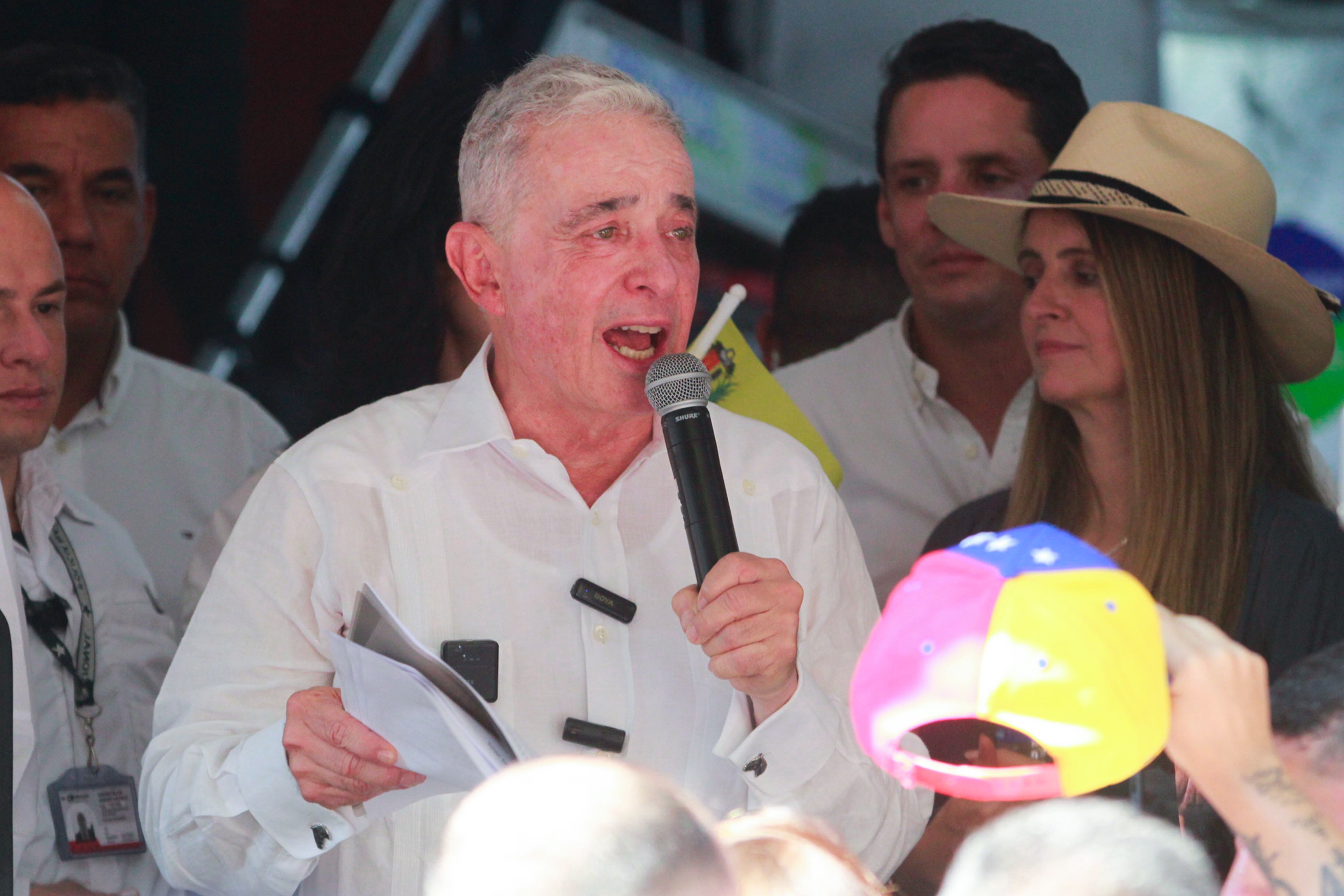 El expresidente de Colombia Álvaro Uribe. Foto:  EFE/ Mario Caicedo.