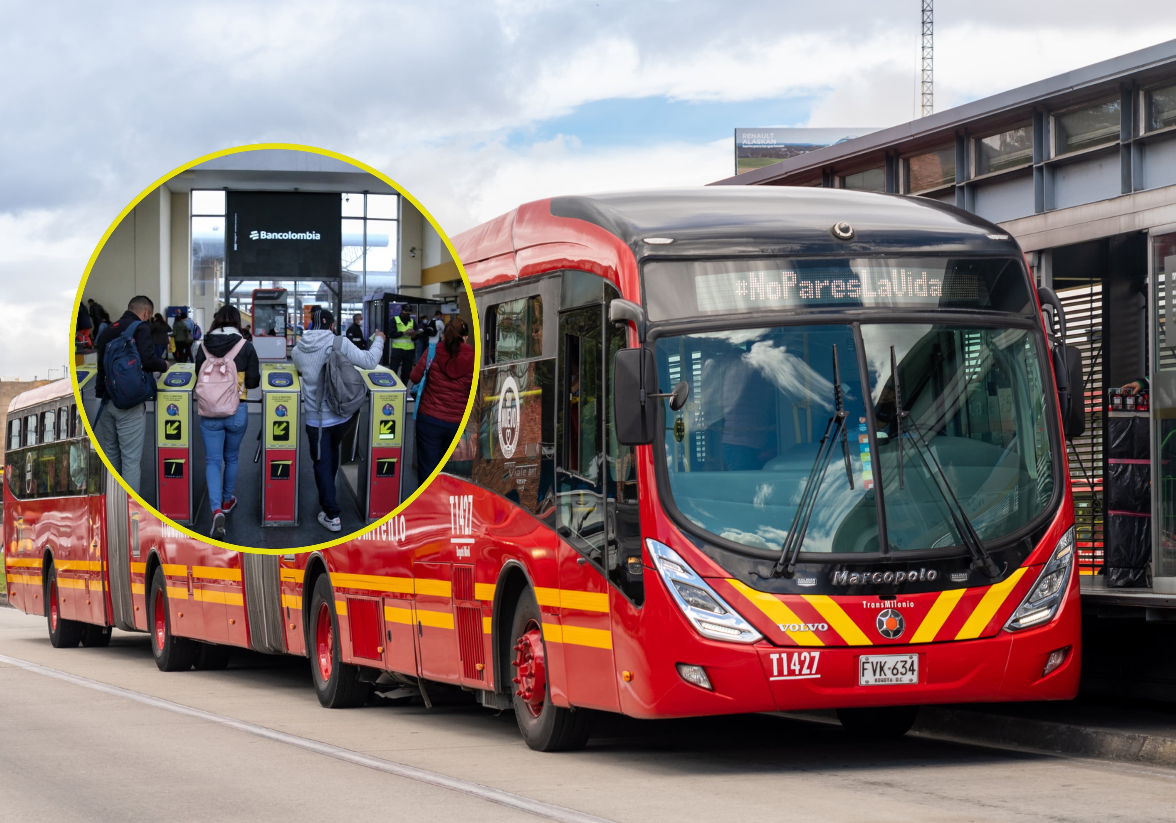 Pasaje de TransMilenio. Foto: Getty Images.