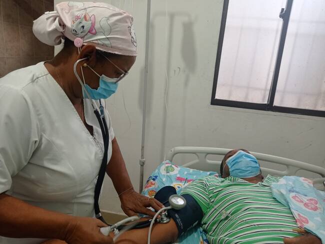 Atención a pacientes en el Hospital La Candelaria de El Banco/ Gobernación del Magdalena