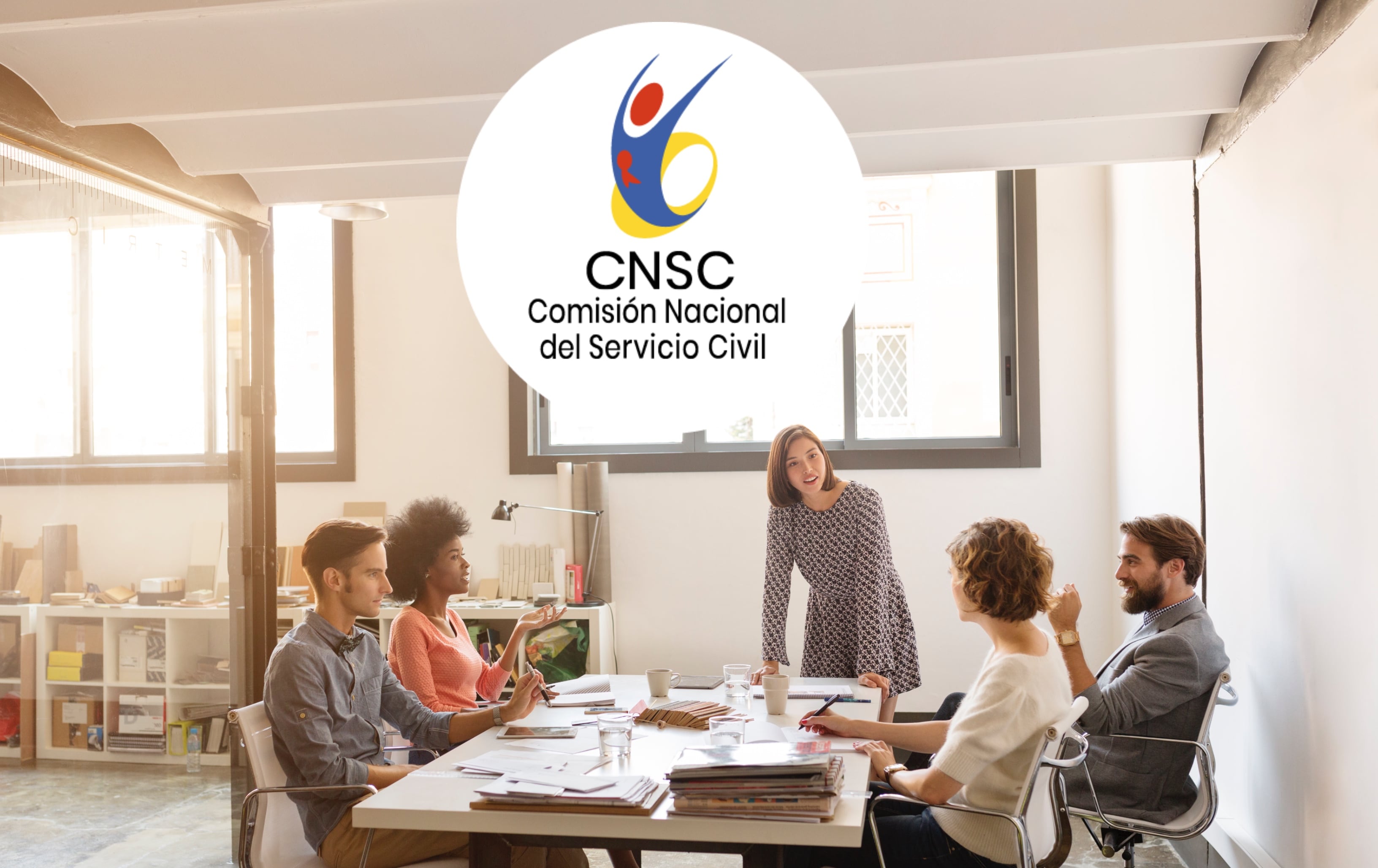 Imagen de Getty Images y logo de ls CNSC