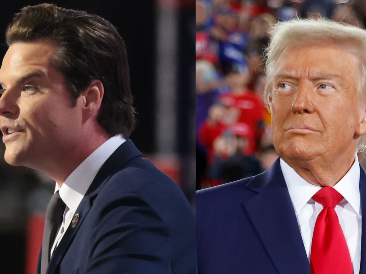 Trump eligió como próximo fiscal general al congresista de ultraderecha Matt Gaetz