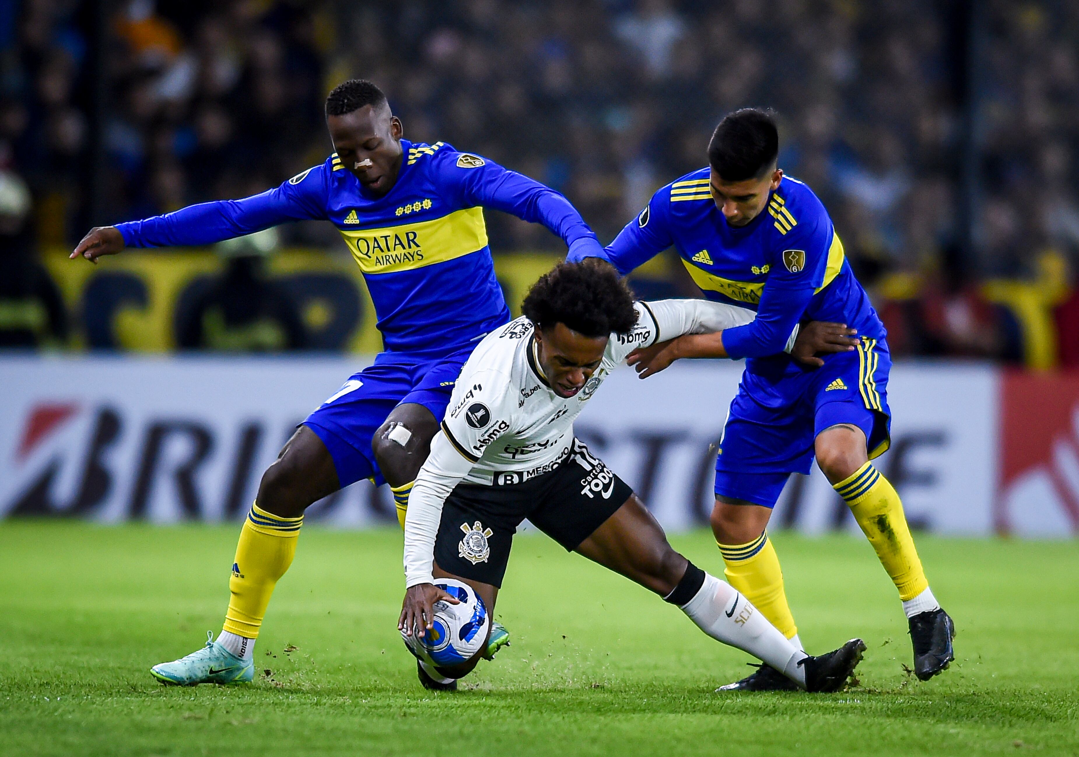 Boca Juniors vs Corinthians en la fase de grupos de la Copa Libertadores (Photo by Marcelo Endelli/Getty Images)