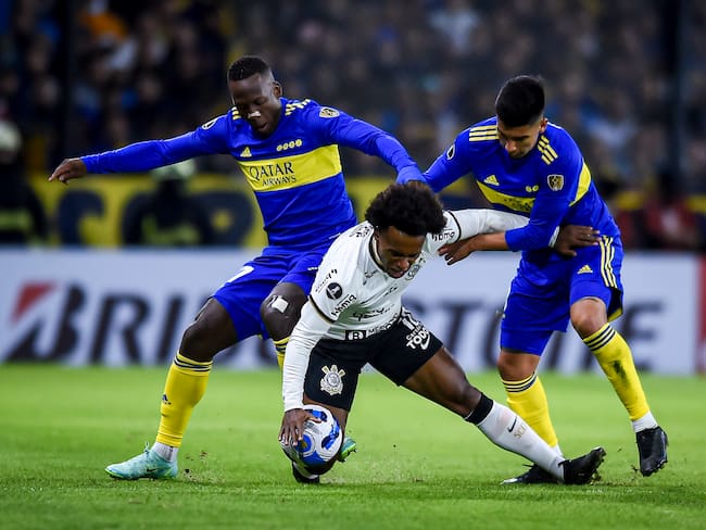Boca Juniors vs Corinthians en la fase de grupos de la Copa Libertadores (Photo by Marcelo Endelli/Getty Images)