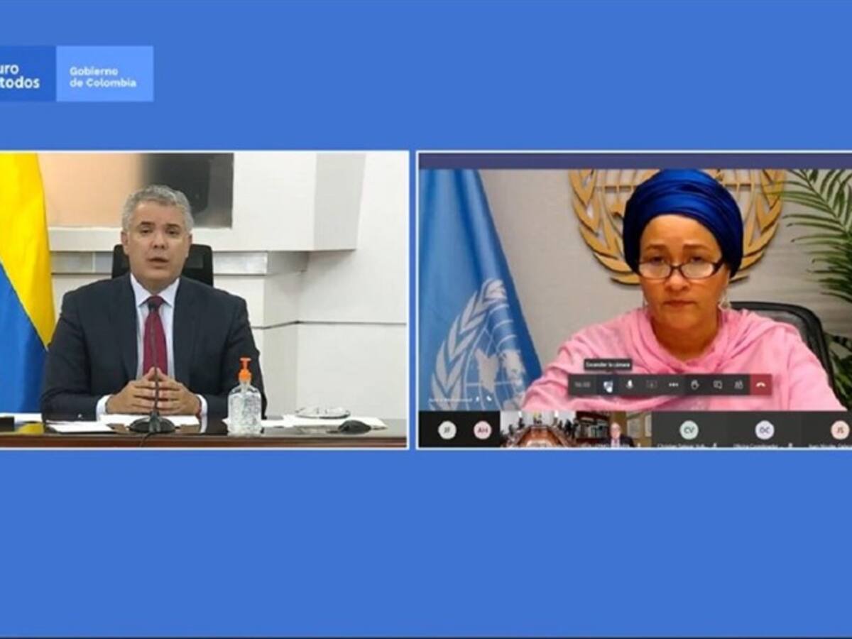 ONU pide al presidente Duque “sostener la paz” y mejorar la seguridad de excombatientes
