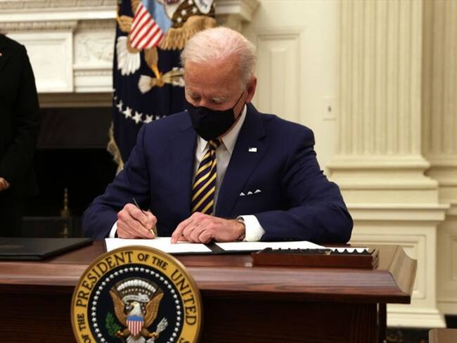 En términos de ley, no creo que haya mayores cambios: David Hart sobre política migratoria de Joe Biden. Foto: Getty Images / ALEX WONG