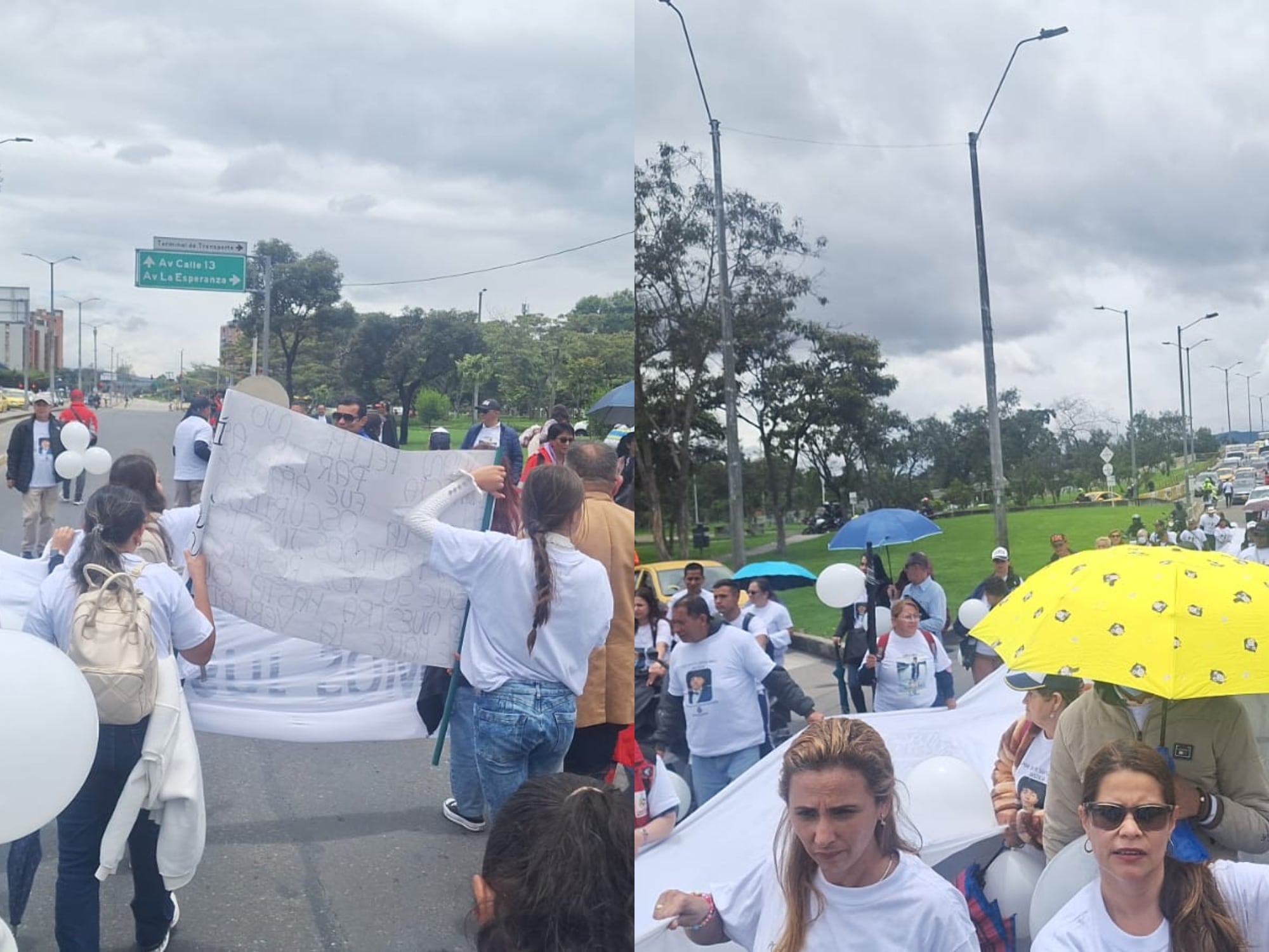 Crimen Juan Felipe Rincón: familiares adelantan plantones exigiendo justicia. Fotos: suministradas.