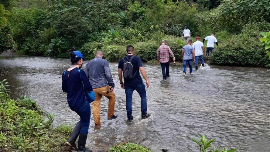 Los reincorporados habían denunciado amenazas y se mudarán al municipio de Mutatá.. Foto: Cortesía Consejería Presidencial para la Estabilización