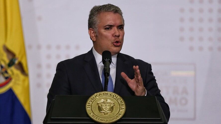 Duque aseguró que todos debemos hacer una gran pedagogía para que sepamos que hoy este reto lo podemos enfrentar si tomamos todas las medidas de higiene y de protección. Foto: Colprensa