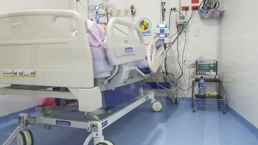 Ocupación UCI para pacientes COVID-19 llegó a un 100% en el municipio de Lorica, Córdoba.Foto:prensa Alcaldía Lorica.