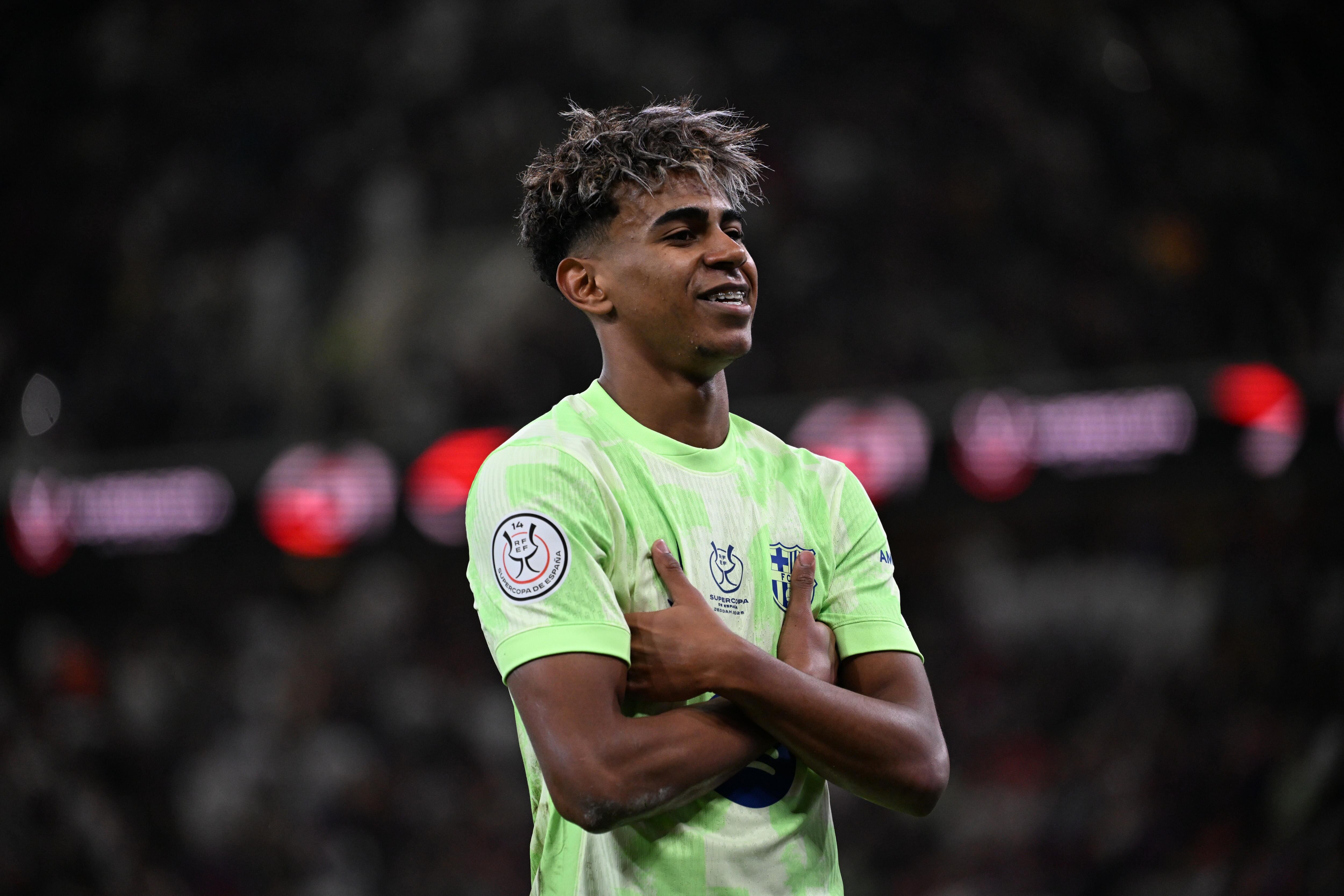 Lamine Yamal  del Barcelona. EFE/EPA/STRINGER