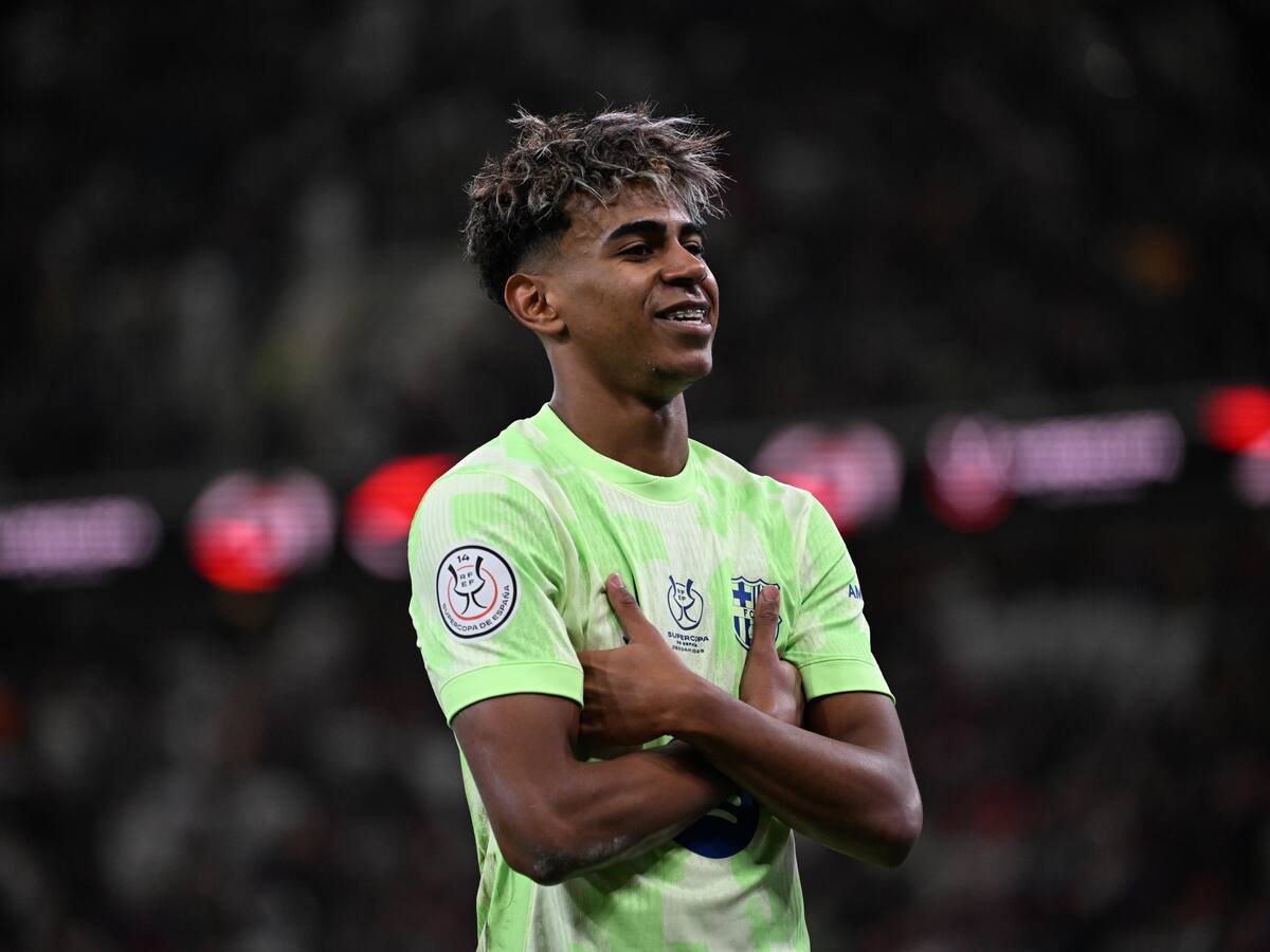 Lamine Yamal: “Espero que Olmo y Víctor estén con nosotros en la final”