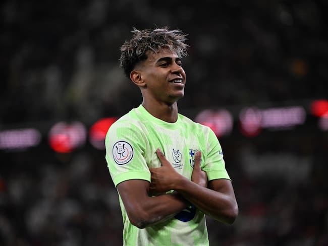 Lamine Yamal del Barcelona. EFE/EPA/STRINGER