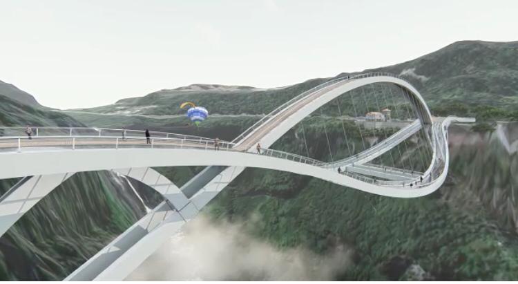 Construirán puente de vidrio en el Salto del Tequendama. Foto: Gobernación de Cundinamarca