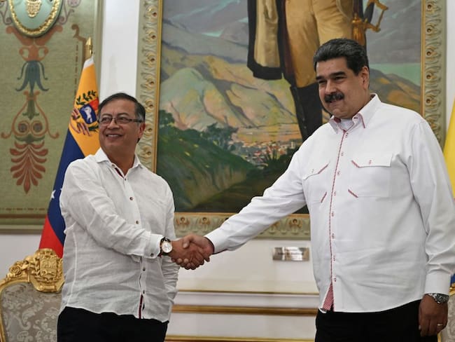 Presidentes Gustavo Petro y Nicolás Maduro. Foto: Getty Images.