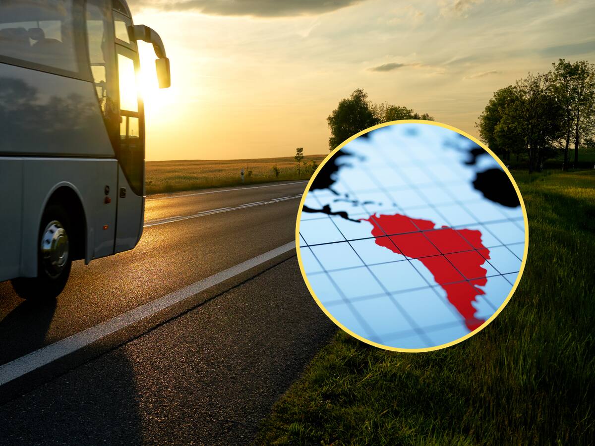 Esta es la ruta en bus más larga del mundo: atraviesa 2 países en 5 días y tiene un récord Guinness