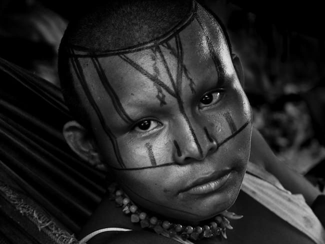 Desplazados de su territorio ancestral por la violencia guerrillera y cocalera, los Nukak han afrontado una grave problemática que supera décadas. Foto: Getty Images / JAN SOCHOR