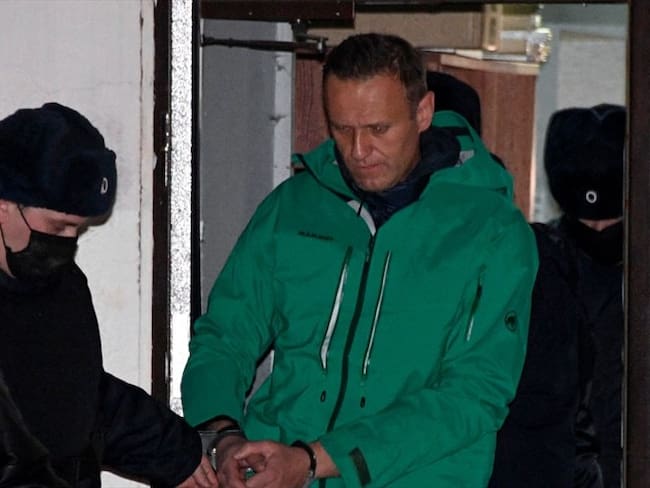 Navalni fue encarcelado el mes pasado cuando regresó a su país después de pasar meses de convalecencia en Alemania.. Foto: Getty Images