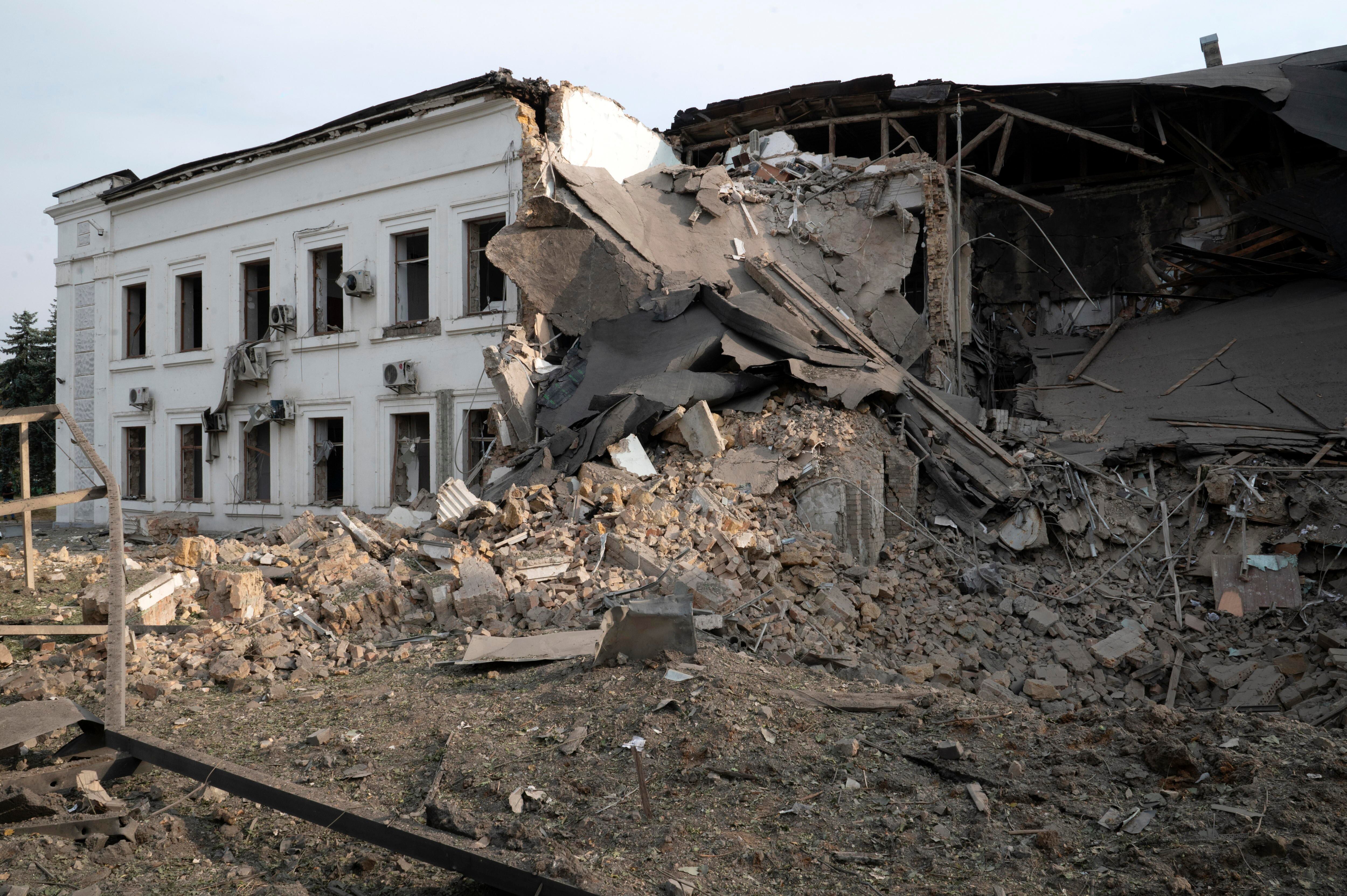 Ataque en Ucrania este 2 de septiembre. I Foto: EFE/EPA/DANYLO ANTONIUK.